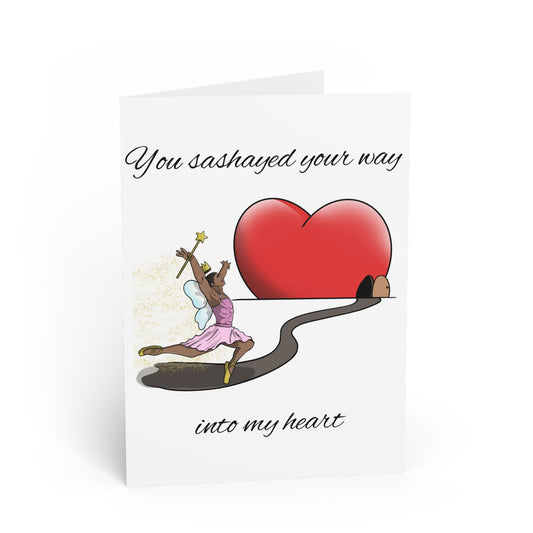 Sashay Into My Heart Premium Gay Greeting Card